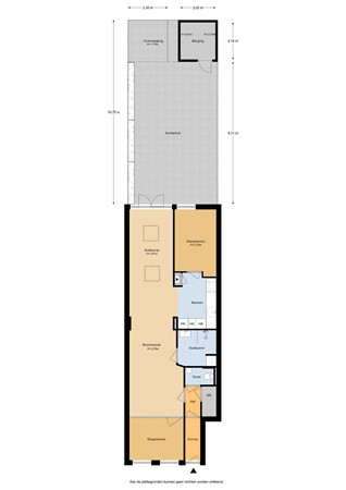 Floorplan - Burgemeester van Tuyllkade 132, 3553 AP Utrecht